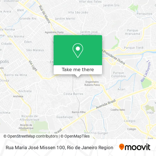 Rua Maria José Missen 100 map