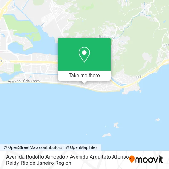 Avenida Rodolfo Amoedo / Avenida Arquiteto Afonso Reidy map