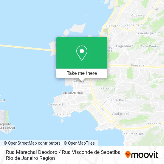 Rua Marechal Deodoro / Rua Visconde de Sepetiba map