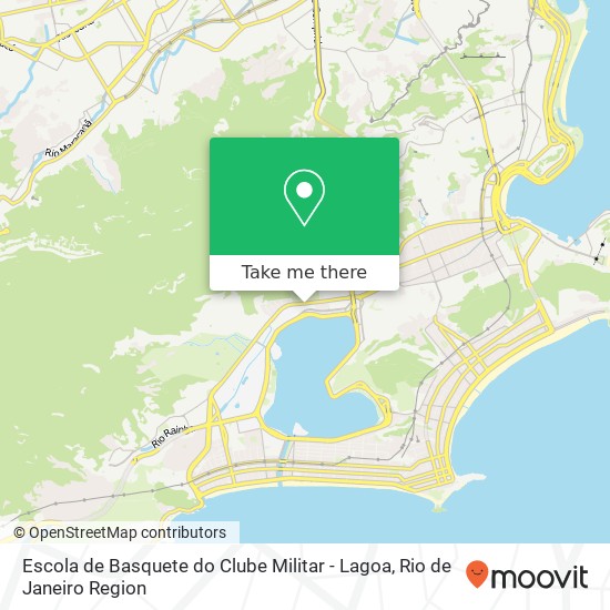 Escola de Basquete do Clube Militar - Lagoa map