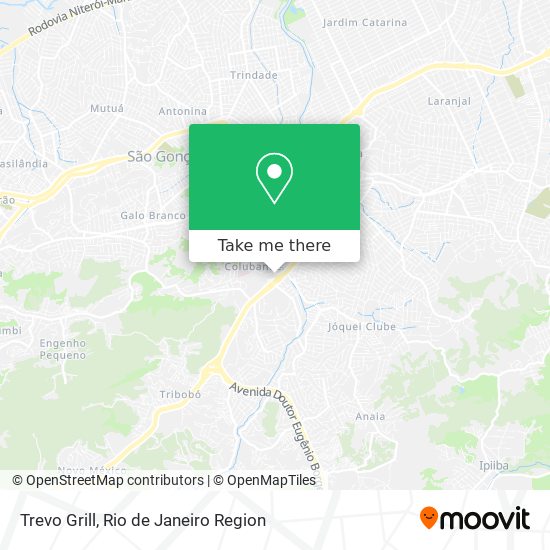 Trevo Grill map