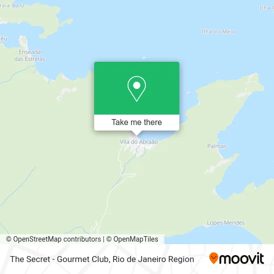 The Secret - Gourmet Club map