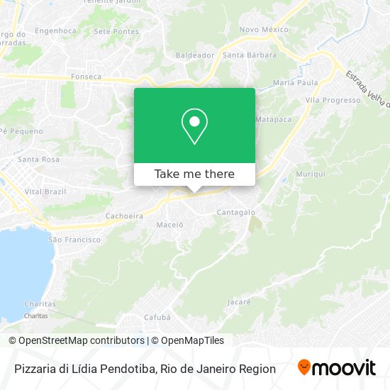 Pizzaria di Lídia Pendotiba map