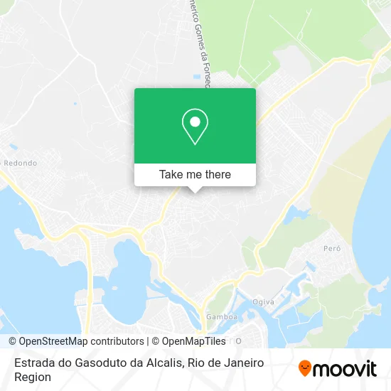 Estrada do Gasoduto da Alcalis map