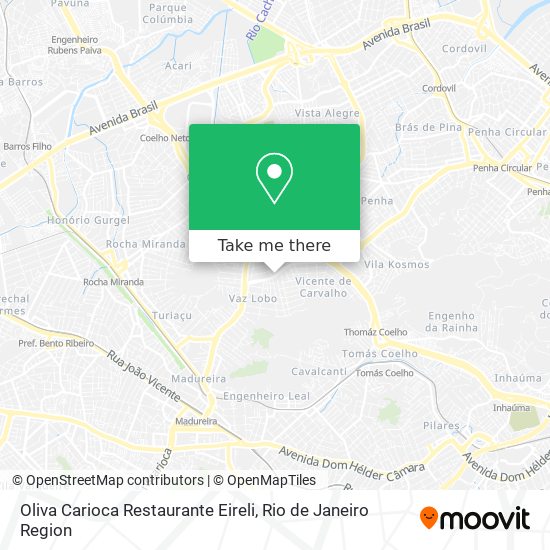 Oliva Carioca Restaurante Eireli map
