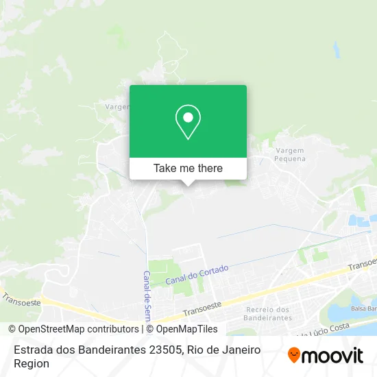 Estrada dos Bandeirantes 23505 map