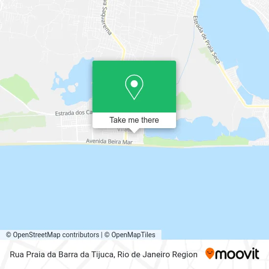 Rua Praia da Barra da Tijuca map