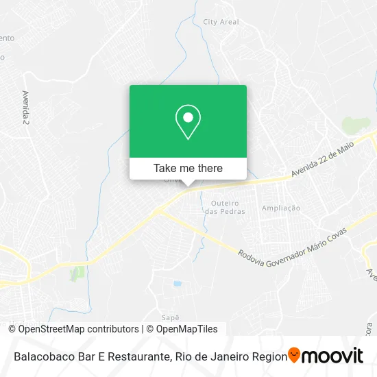 Balacobaco Bar E Restaurante map