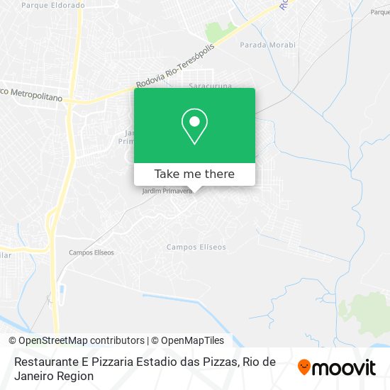 Restaurante E Pizzaria Estadio das Pizzas map