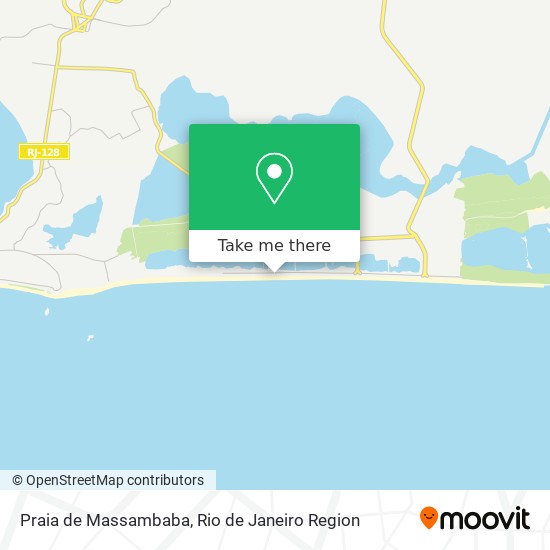 Praia de Massambaba map