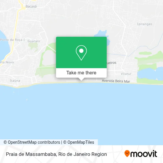 Praia de Massambaba map