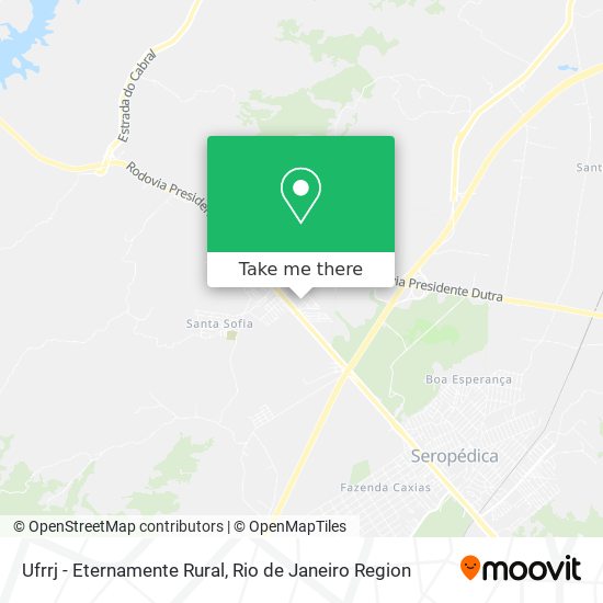 Ufrrj - Eternamente Rural map