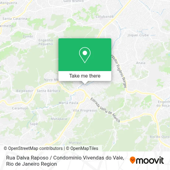 Rua Dalva Raposo / Condomínio Vivendas do Vale map