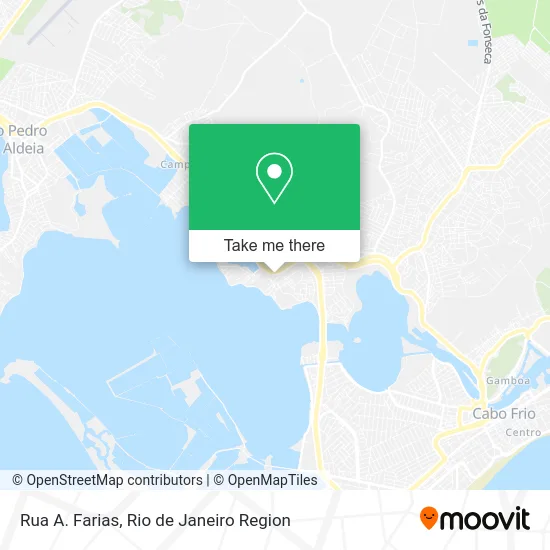 Rua A. Farias map
