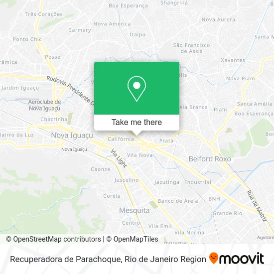 Recuperadora de Parachoque map