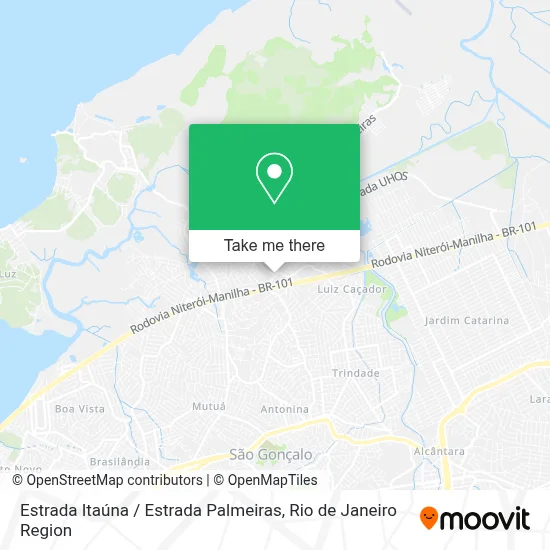 Estrada Itaúna / Estrada Palmeiras map