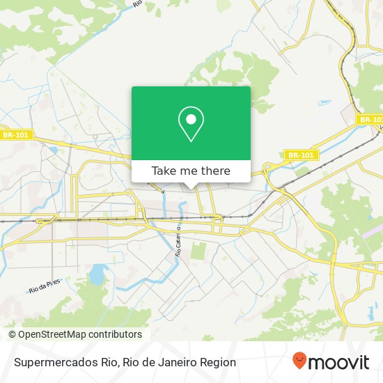 Supermercados Rio map