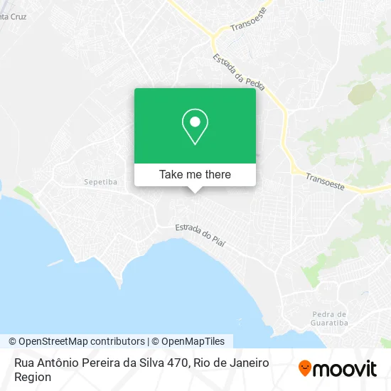 Rua Antônio Pereira da Silva 470 map
