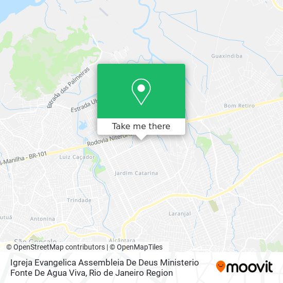 Mapa Igreja Evangelica Assembleia De Deus Ministerio Fonte De Agua Viva