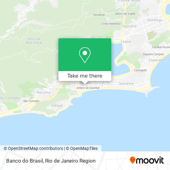 Banco do Brasil map