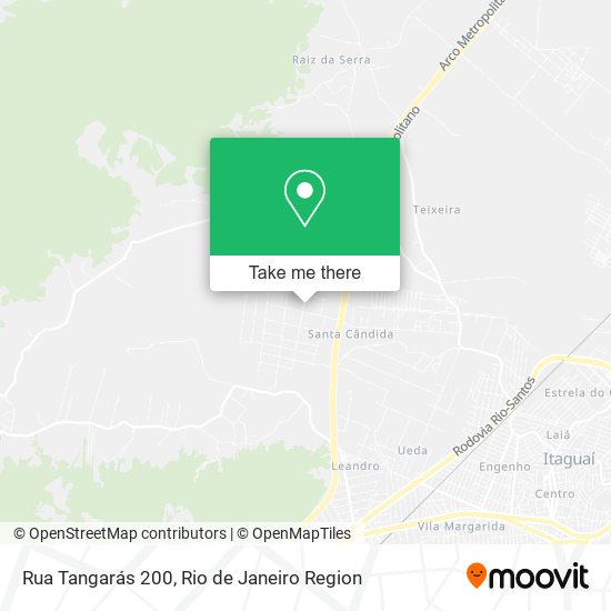 Rua Tangarás 200 map