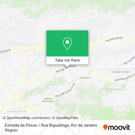 Estrada da Posse / Rua Biguatinga map