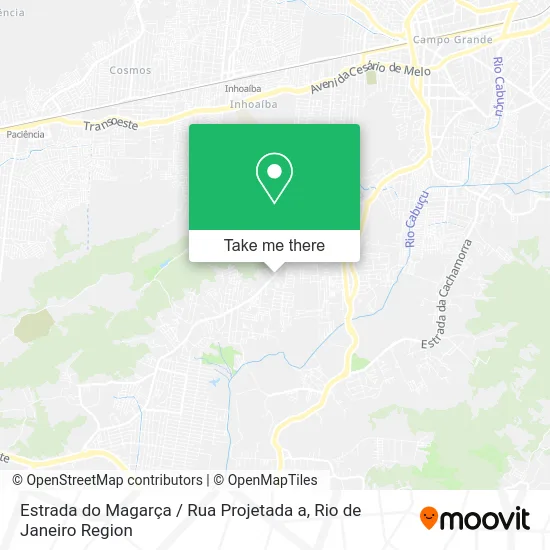 Estrada do Magarça / Rua Projetada a map