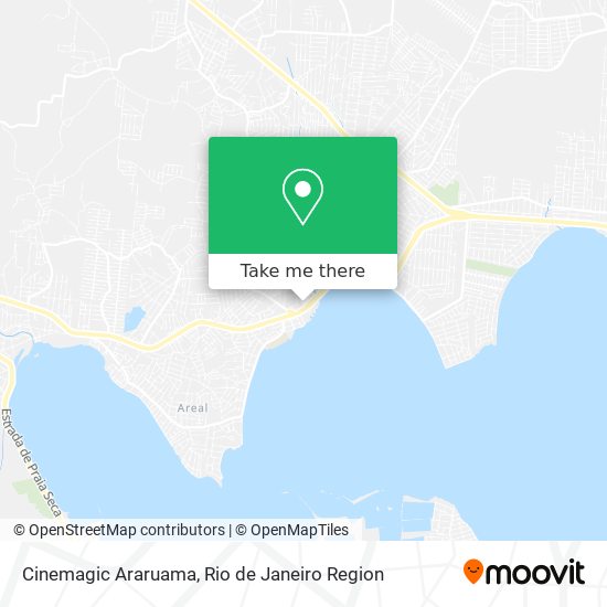 Cinemagic Araruama map
