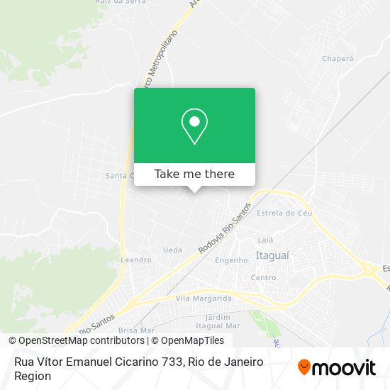 Rua Vítor Emanuel Cicarino 733 map