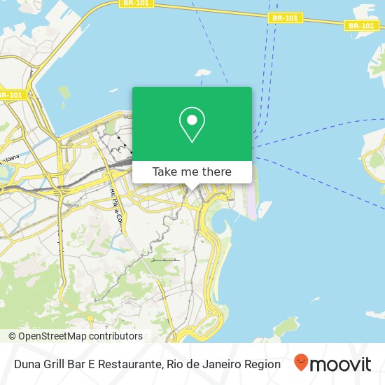 Mapa Duna Grill Bar E Restaurante