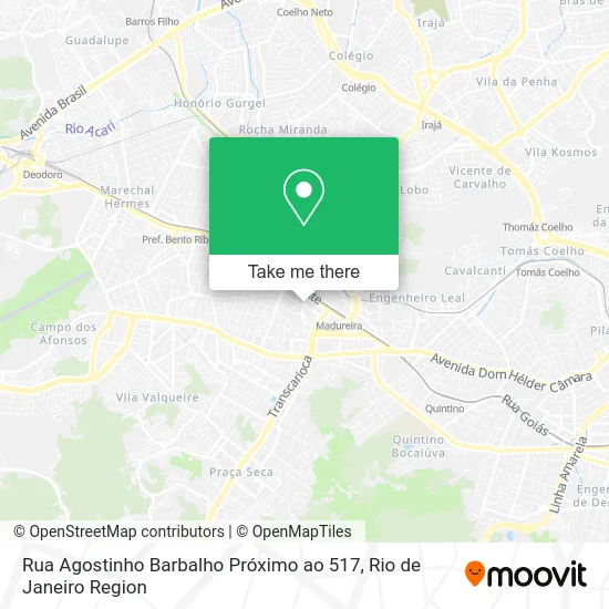 Rua Agostinho Barbalho Próximo ao 517 map