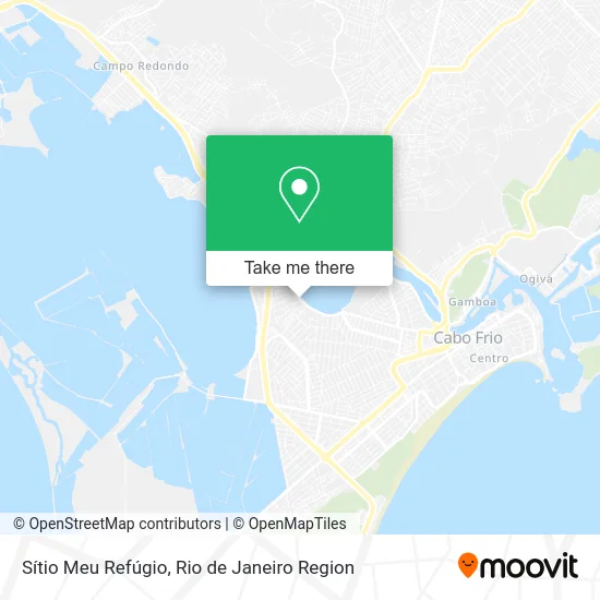 Sítio Meu Refúgio map