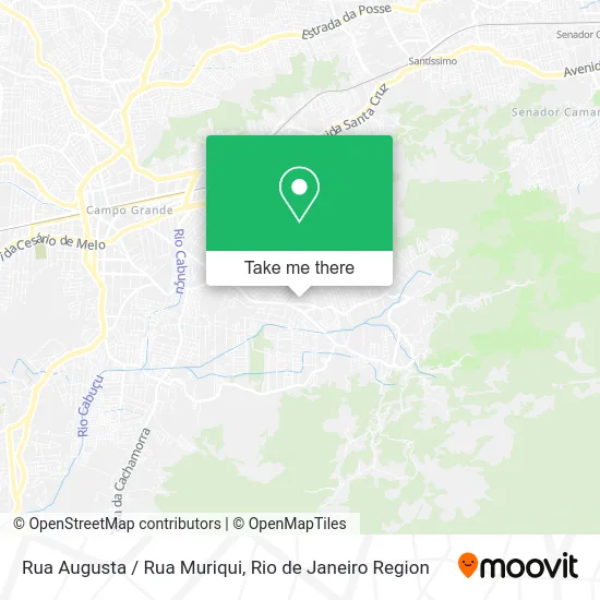 Rua Augusta / Rua Muriqui map