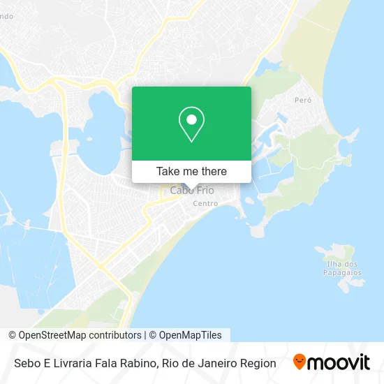 Sebo E Livraria Fala Rabino map