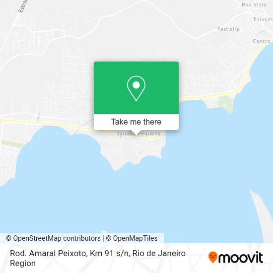 Rod. Amaral Peixoto, Km 91 s/n map