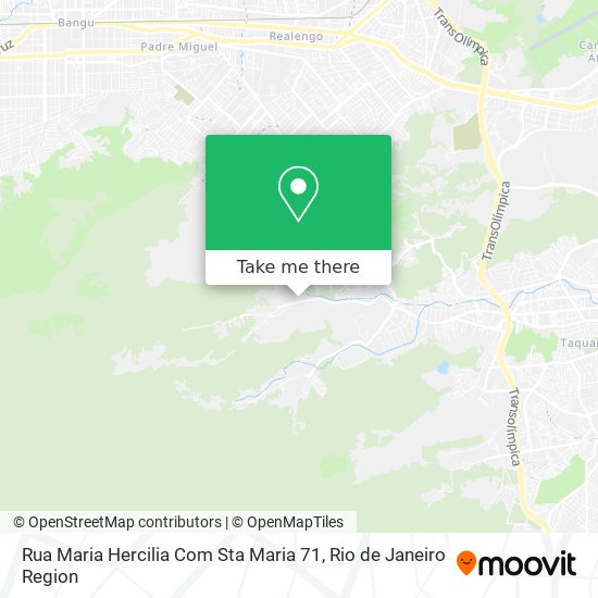 Mapa Rua Maria Hercilia Com Sta Maria 71