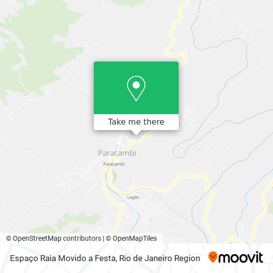 Espaço Raia Movido a Festa map