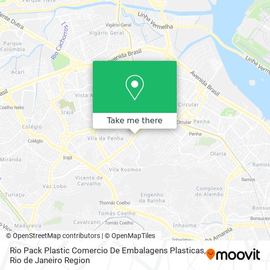 Rio Pack Plastic Comercio De Embalagens Plasticas map