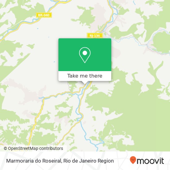 Mapa Marmoraria do Roseiral