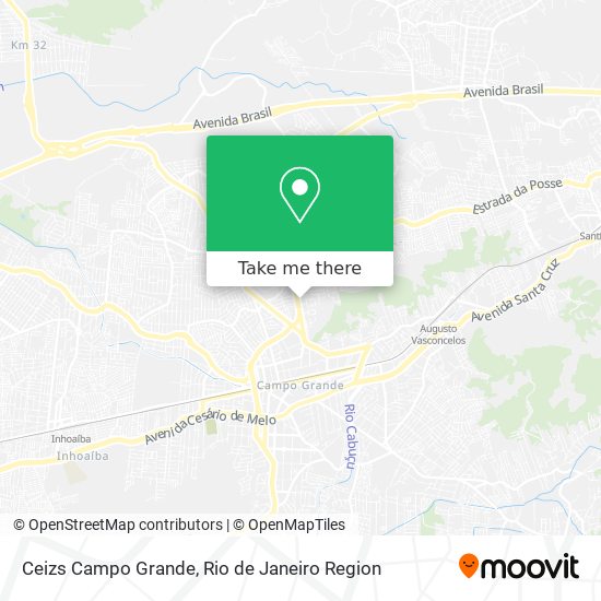 Ceizs Campo Grande map