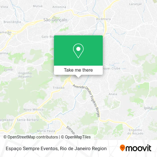 Espaço Sempre Eventos map