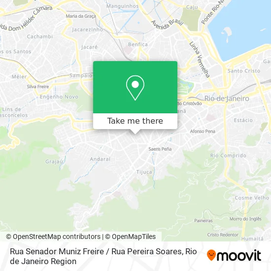 Rua Senador Muniz Freire / Rua Pereira Soares map