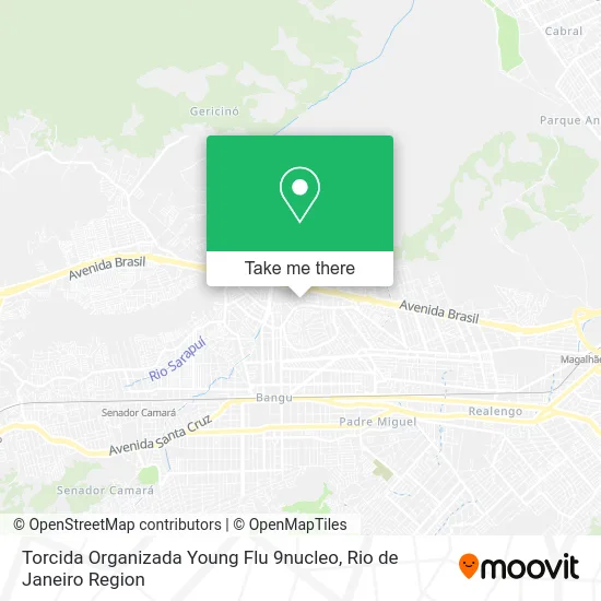 Torcida Organizada Young Flu 9nucleo map