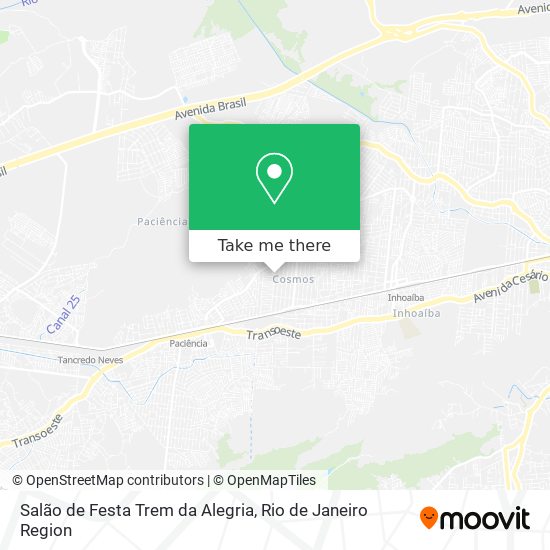 Salão de Festa Trem da Alegria map