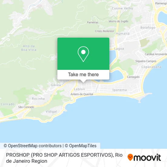 PROSHOP (PRO SHOP ARTIGOS ESPORTIVOS) map