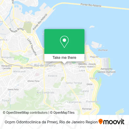 Ocpm Odontoclinica da Pmerj map