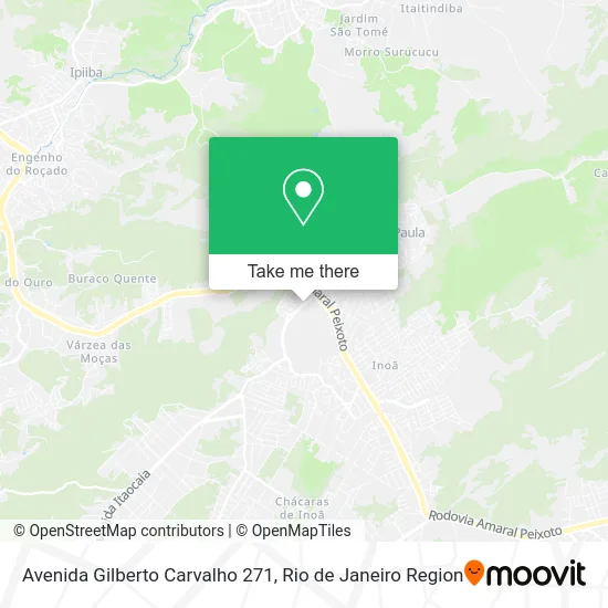 Avenida Gilberto Carvalho 271 map