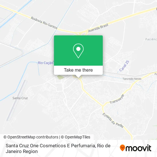 Santa Cruz One Cosmeticos E Perfumaria map