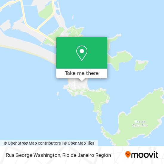 Mapa Rua George Washington