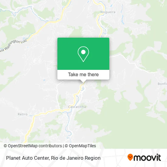 Planet Auto Center map